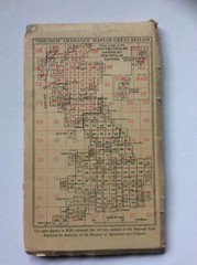 Vintage Ordnance Survey 1 Inch Cloth Map No. 190 Truro and Falmouth