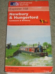 Ordnance Survey Explorer 1:25,000: Sheet 158 Newbury & Hungerford – 1998