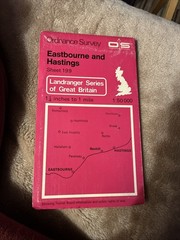 OS, Ordnance Survey Landranger map- no: 199, Eastbourne & Hastings