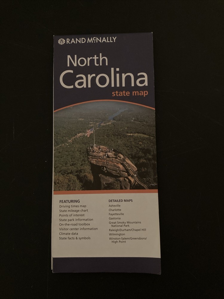 North Carolina by Rand McNally (State Map, Foldout Map Booklet, 2008)