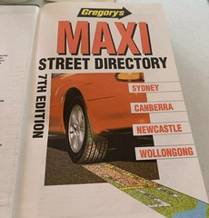Gregory’s Canberra Street Directory 7th Edition – 1995 – Vintage Hardcover Maps