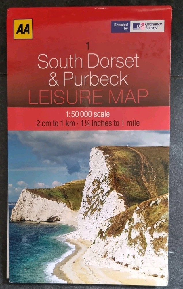South Dorset and Purbeck by AA Publishing (Sheet map, 2012)