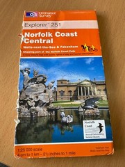 Ordnance Survey Explorer Maps, silver stripe covers. Choose one or more