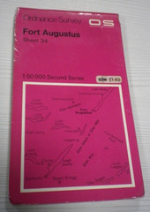 Ordnance Survey Map 1:50,000 Sheet 34 Fort Augustus