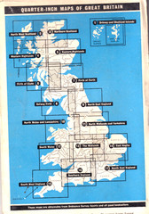 NORTHERN SCOTLAND – Ordnance Survey Quarter Inch Map (cloth)