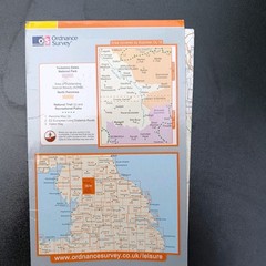 Bundle of 7 UK ordnance survey and street maps – various areas