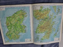 Vintage 1964 Philips Secondary School Atlas COMP. Cold War USSR Soviet Scotland