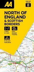 AA Road Map North of England & Scottish Borders (Map) (UK IMPORT)