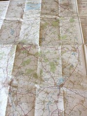 1987 Ordnance Survey Landranger Map 141 Kettering And Corby (incl Rutland Water