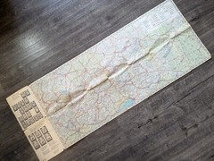 Lot of 2 Vintage Austria Hallwag Road Maps 1966 & 1993/94