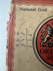 2 x Vintage Ordnance Survey One Inch Maps Hereford & Aldershot 1940 & 1952