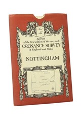 Nottingham, reprint of the first edition of the one-inch Ordnance Survey map