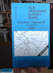 MAP OF Swindon, Highworth & District 1893 One Inch Sheet 252 by Barrie Trinder