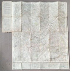 BRECON Ordnance Survey One-Inch Map CLOTH Sheet 141 7th Series 1952