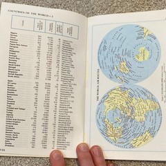 Philips Pocket Atlas of the World Atlas Atlases World Map Reference Book