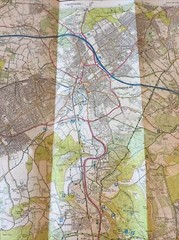 2008 Ordnance Survey Explorer Map 146 Dorking , Box Hill & Reigate (inc Caterham