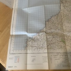 Ordnance Survey Bude Sheet 174 One Inch Map 1959 Seventh Series
