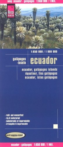 ECUADOR 1:650,000 & GALAPAGOS 1:1,000,000 TRAVEL MAP, By Reise Knowhow BRAND NEW