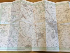 1990 Ordnance Survey Pathfinder Map 1095 TL 01/11 Harpenden (incl Redbourn )