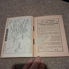 London Street Guide, vintage Geographia mini-booklet, c 1930