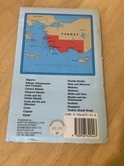 South West Turkey Leisure Map (Holiday maps) by Bartholomew Sheet map Book The