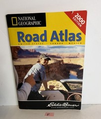 National Geographic Road Atlas Us USA, Canada, Mexico, 2000 Edition EUC