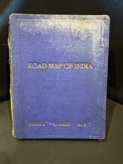 Road Map of India – 1″ = 50 miles – 1939 – single cloth sheet, excellent cond.