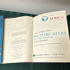 The Golden Book Picture Atlas of the World 6-Volume Set by Golden Press 1960