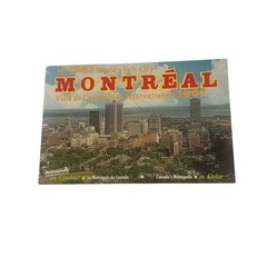 The 1967 World’s Fair City Montreal Canada Vintage Photo Guidebook 80s