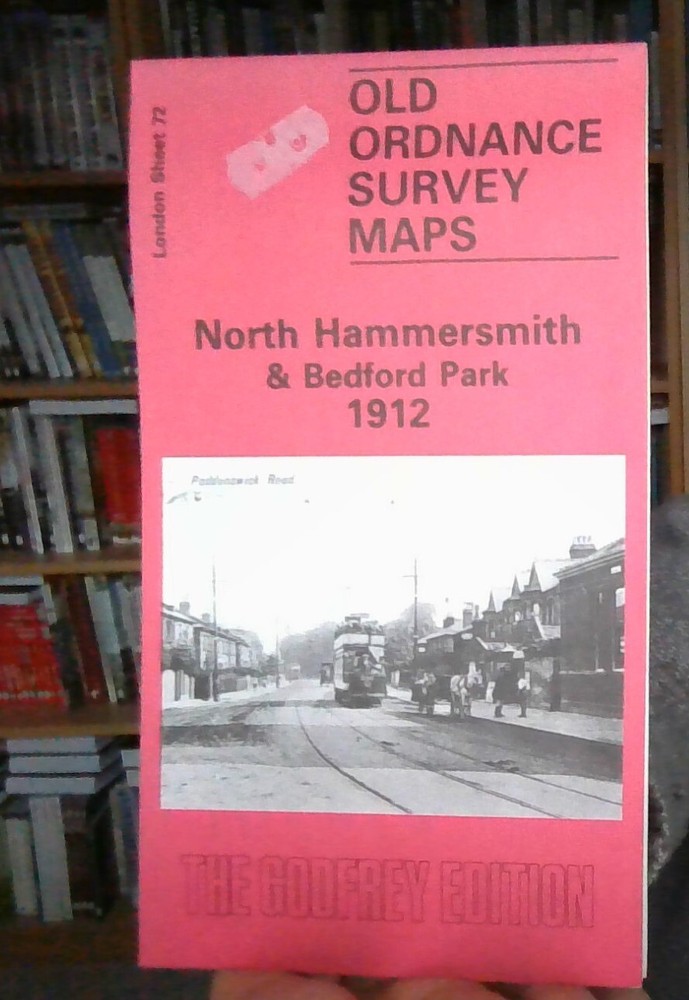 MAP OF North Hammersmith and Bedford Park 1912: London Sheet 072.3 NEW