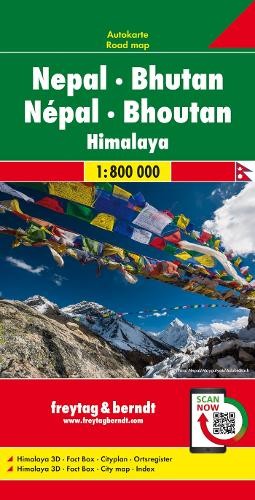 Freytag-Berndt Nepal – Bhutan – Himalaya (Map)