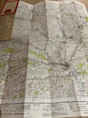 SALISBURY – 1940 Cloth Sixth Edition Ordnance Survey One Inch Sheet 167 Pewsey
