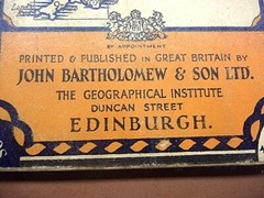 John Bartholomew & Son Quarter-Inch AA Motoring Map of Great Britain No. 14