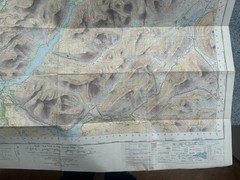 BEN NEVIS & GLEN COE Inc Lorn & Lochaber ORDNANCE SURVEY TOURIST MAP Rev 61 1964