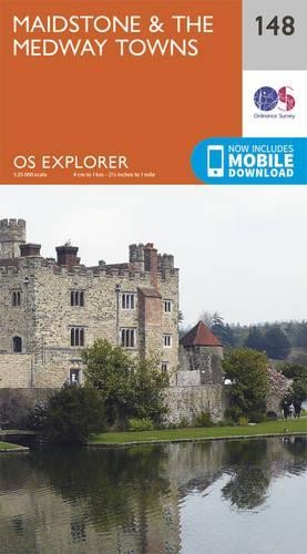 Maidstone and the Medway Towns (Map) OS Explorer Map (UK IMPORT)