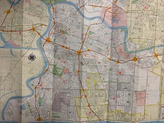 Vtg Chevron Map Sacramento California 1975 StandardOil SameDayHandle & Fast USPS