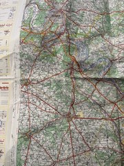 25x Michelin France road maps, folded, inc Italy Europe & Swizerland