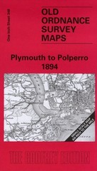 Plymouth to Polperro 1894 One Inch Sheet 348 by Tom Greeves (Sheet map, folded)
