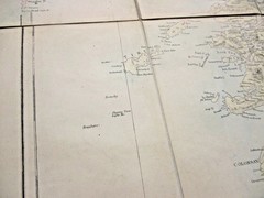 Black’s Road & Railway Travelling Map of Scotland 1860’s / 1870’s – Linen Backed