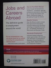 The Directory of Jobs & Careers Abroad, 12th Penrith, Deborah