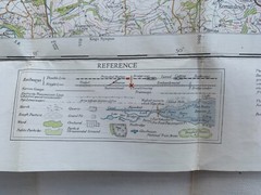 OS 1936 Ordnance Survey One Inch Fifth Edition Cloth 1″ Map 118 Barnstaple.