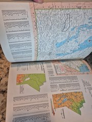 1966 World Atlas Scholastic Hammond Revised Edition Full Color Maps Brown HC