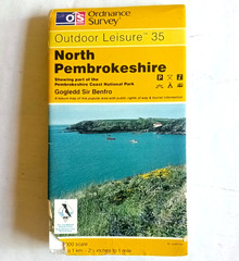 8 x assorted South Wales maps Pembrokeshire & Swansea OS & Bartholomews