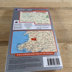 Ordnance Survey Map – Explorer – Llanidloes & Newtown – 2005 – Double Sided.