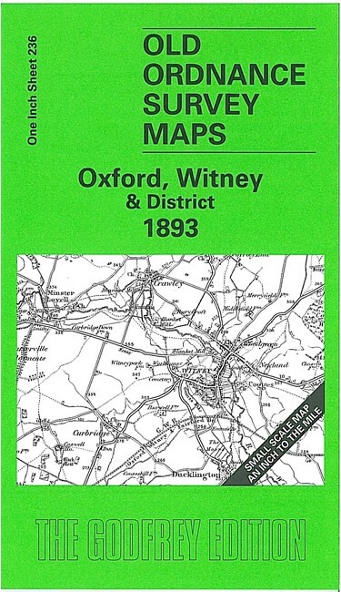Oxford, Witney & District 1893 One Inch Sheet 236 by Barrie Trinder