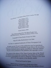 THE TIMES CONCISE ATLAS OF THE WORLD NINTH EDITION TED SMART PREMIUM -2004 LARGE