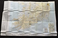 The AA 1:350,000 Essential Road Map – Ireland – 1997