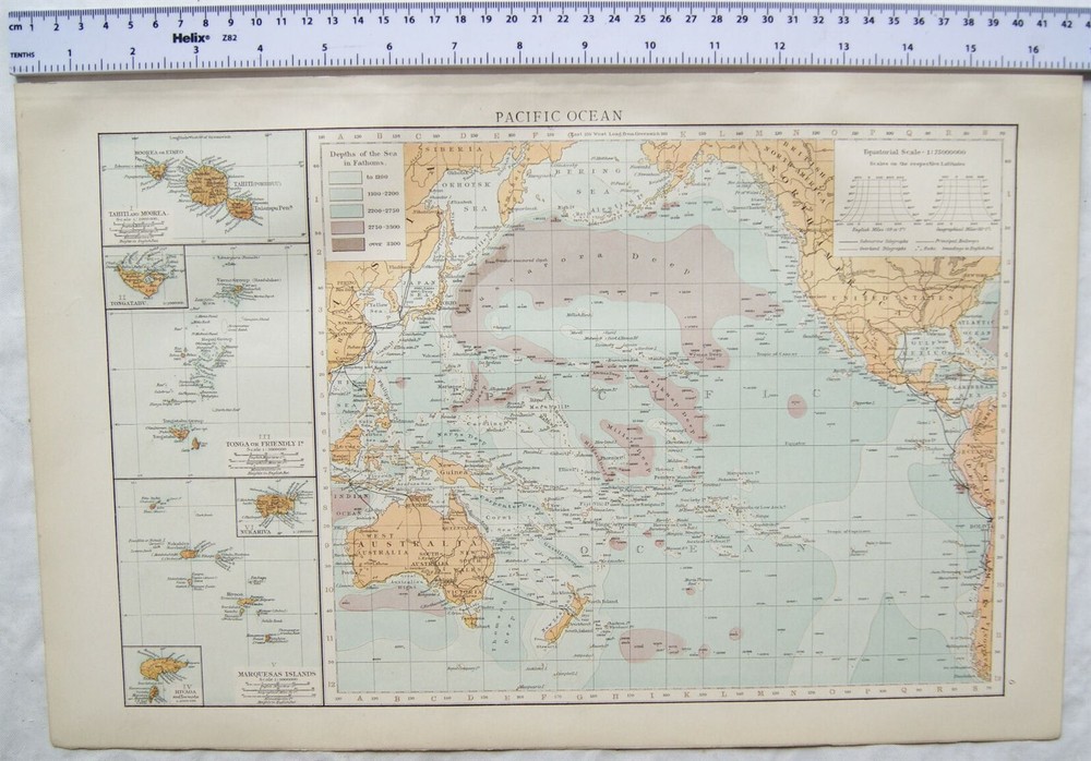 1895 The Times Plate 6 Pacific Ocean