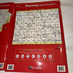 DeLorme Atlas and Gazetteer Detailed Topographic Extensive Arkansas & Wyoming