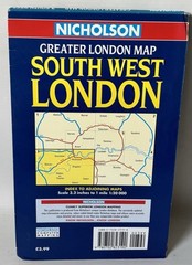 Nicholson 1:20,000 Greater London Map – South West London, Sheet 3 – 1995